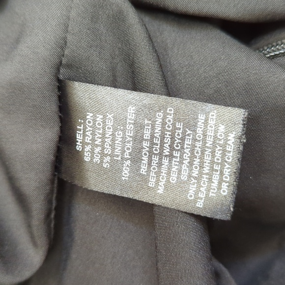 💎 WHBM Black Ponte Knit Seamed Pencil Skirt Size 12 - Flawed Gem - Picture 7 of 7